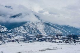 Đất nước Bhutan đẹp như tiên cảnh vào mùa đông